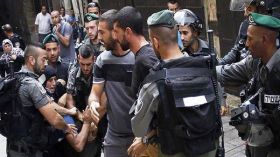 إصابة 16 فلسطينياً في مواجهات قرب القدس