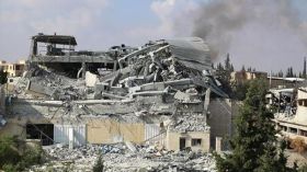 طائرات روسية تقصف مستشفى ومصنع أدوية في حلب