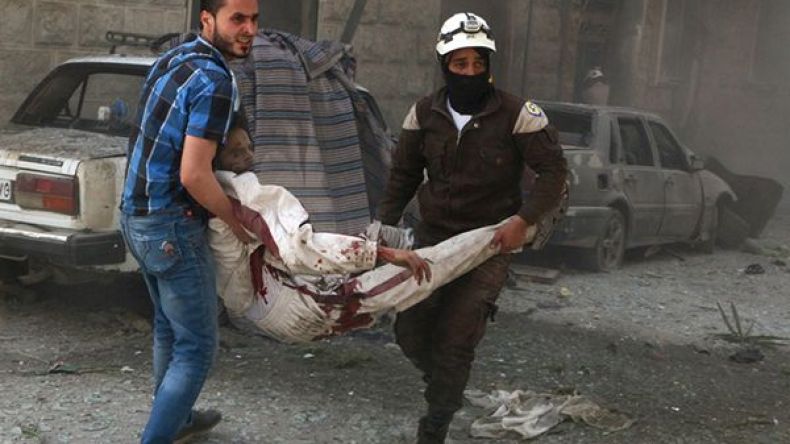 غارات جوية على مناطق المعارضة في حلب