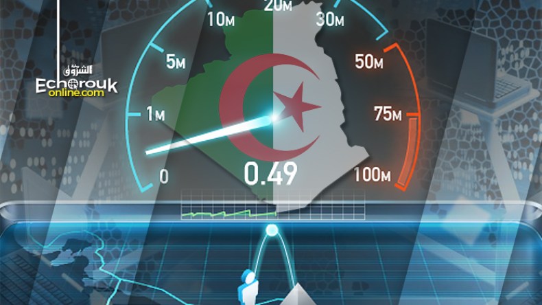 الجزائر الأخيرة عالميا في مجال سرعة الانترنت