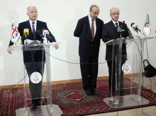 Algeria, UK ministers discuss cooperation with NTC over exiled Kaddafi family