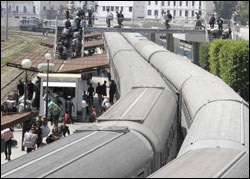 Rail workers cause massive disruption in stations over pay