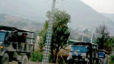 A roadside mine kills two soldiers south-east of Algeria