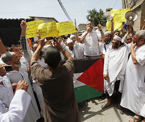 Les Algériens pleurent Ghaza