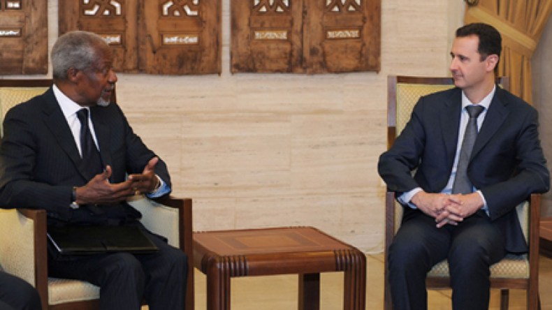 Syria Responds to Annan Peace Plan, Spokesman Says