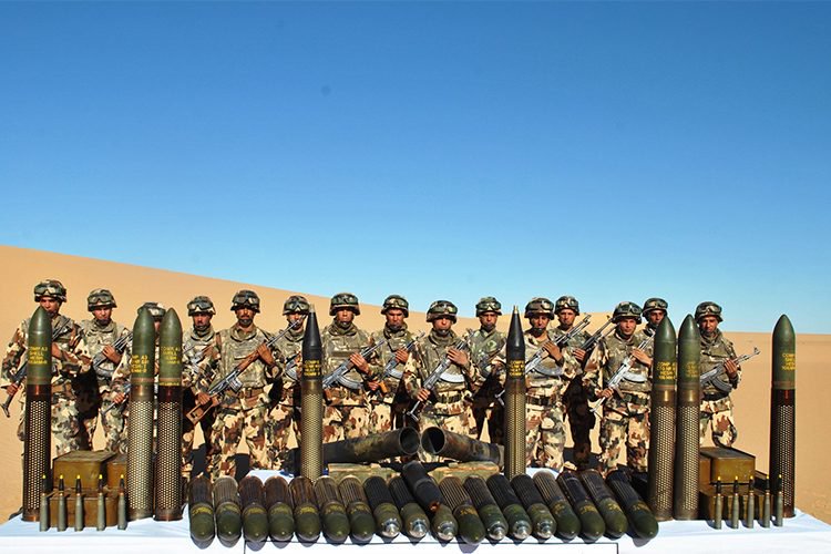Tentatives d’inonder l’Algérie en 10 types d’armes déjouées