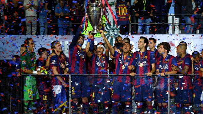 رابطة أبطال أوروبا: برشلونة يحقق الكأس الخامسة