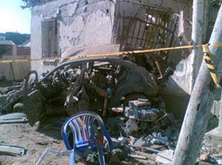 Attentat terroriste à la voiture piégée : un mort, plusieurs blessés et des dégâts considérables