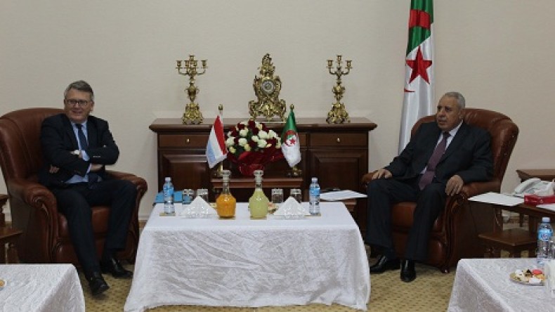 الجزائر ولوكسمبورغ تبحثان سبل ترقية تعاونهما في مجالي التكوين والتشغيل