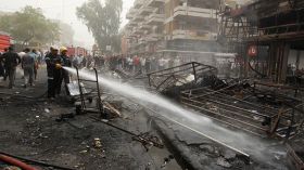 ارتفاع عدد قتلى تفجير حي الكرادة في بغداد إلى 213