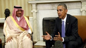 أوباما يناقش الملف النووي الإيراني مع ولي العهد السعودي