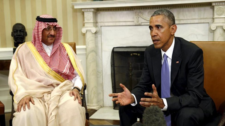 أوباما يناقش الملف النووي الإيراني مع ولي العهد السعودي