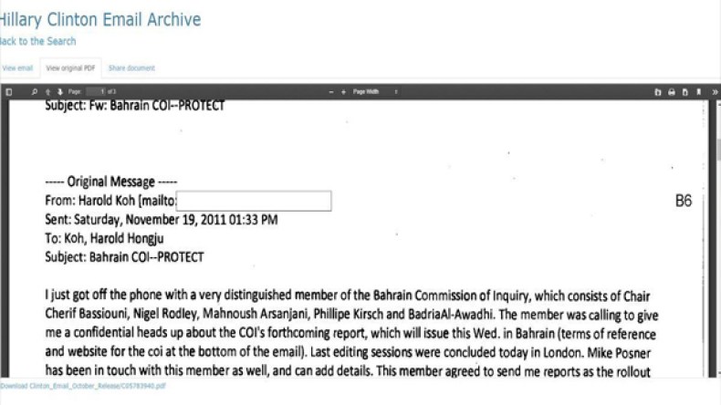 وثائق ويكيليكس: هيلاري كلينتون تآمرت على البحرين