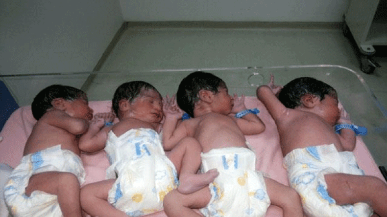 سيدة من مشرع الصفا تنجب أربعة مواليد