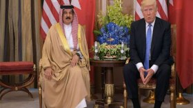 ترامب: لا توتر مع البحرين بعد اليوم