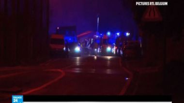 اصطدام قطار للركاب بقطار بضائع في بلجيكا