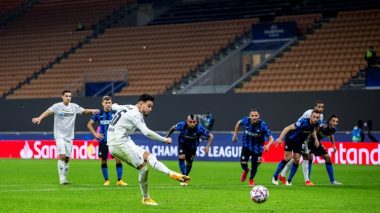 Premier but de Bensebaini en Ligue des champions