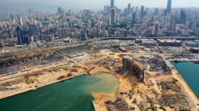 L’explosion à Beyrouth a engendré un cratère de 43 mètres de profondeur