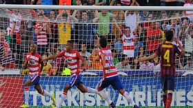 براهيمي يهزم البارصا بهدف قاتل