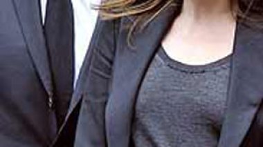 Trouser suit tribute to Yves Saint Laurent at funeral