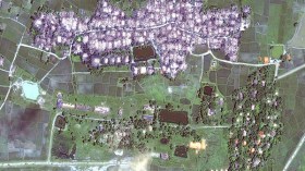 صور الأقمار الصناعية تظهر حرق 288 قرية للروهينغا