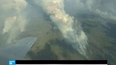 استمرار حرائق الغابات في ألبرتا الكندية