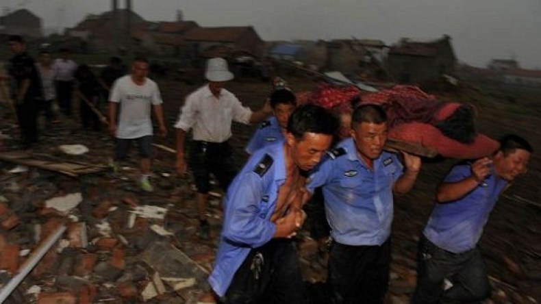 98 قتيلاً على الأقل في إعصار ضرب الصين