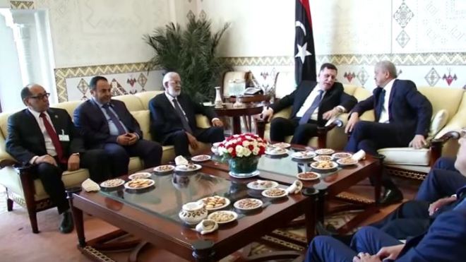السرّاج: جئت بدعوة جزائرية للتشاور حول الأمن في ليبيا