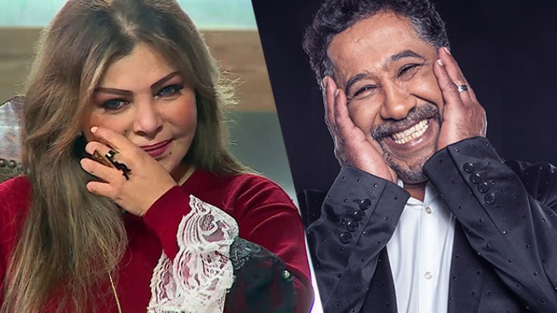 فلة عبابسة تبرر دموع الحب على المباشر