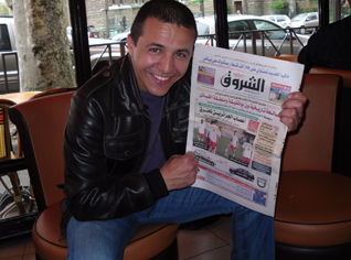 Cheb Faudel to Echorouk: “The stage with Sarkozy is overâ€¦The Israelis sequestered me for 10 hours and I am proud to have sung in Ramallah”.