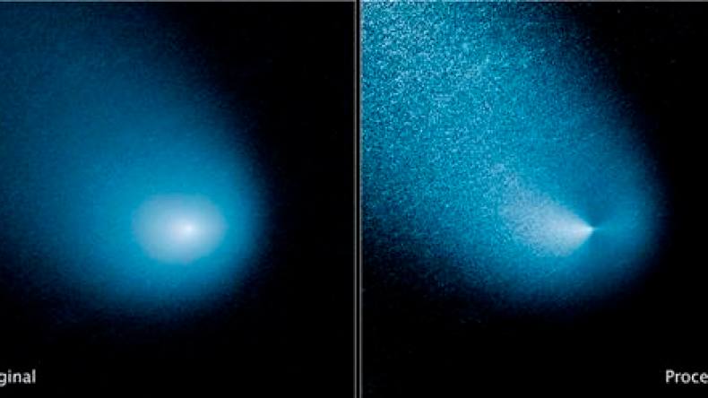 مذنّب يمطر المريخ بآلاف الشهب