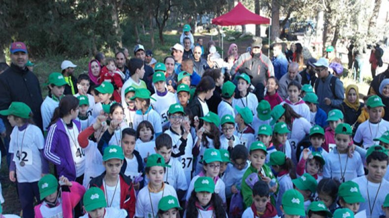 120 طفلا يشاركون في سباق العطلة الشتوية