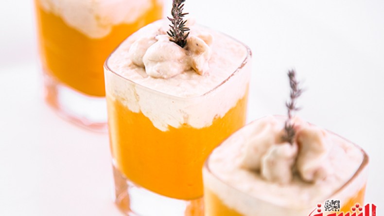 كؤوس كريمة الدجاج