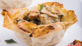 قوالب الدجاج والفطر