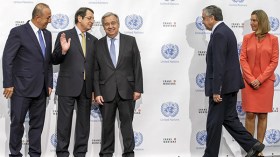 انهيار محادثات إعادة توحيد قبرص