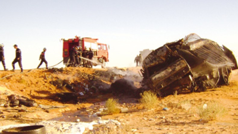 14 قتيلا و11 جريحا في مجزرة بطريق المنيعة بغرداية