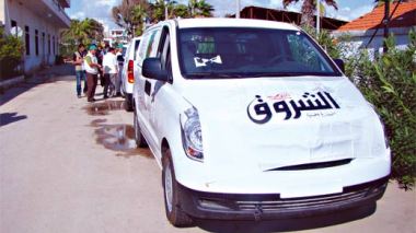 Le convoi algérien et Echorouk arrivent aux camps de Lattaquié : les Palestiniens accueillent la caravane avec des cris d’allégresse