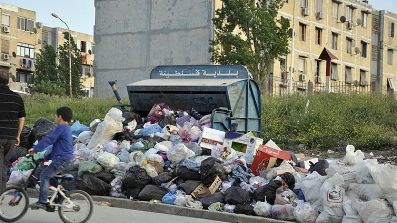 الزبالة تغمر عاصمة الثقافة العربية!