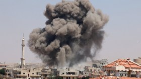 ضربات جوية على درعا جنوب سوريا