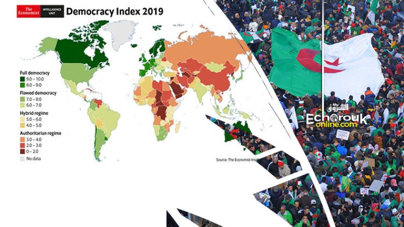 الحراك يخرج الجزائر من دائرة “الإستبداد” في مؤشر الديمقراطية العالمي