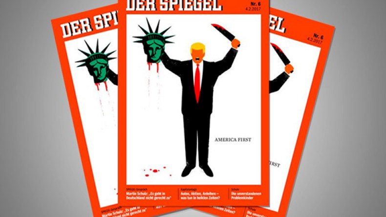 رسم كاريكاتوري لترامب يثير جدلاً في ألمانيا وخارجها