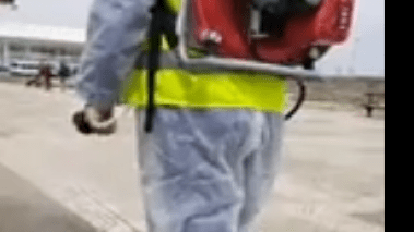 Coronavirus: opérations de désinfection dans les rues de la capitale