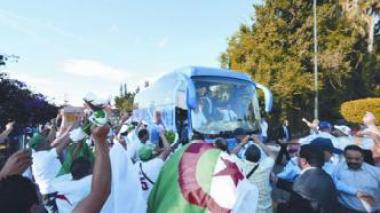 The Greens arrive at Marrakech ahead of much-awaited Morocco-Algeria qualifier