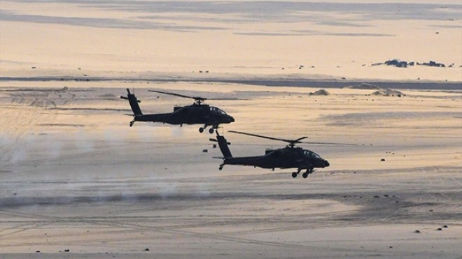 الجيش المصري يواصل القصف الجوي في سيناء