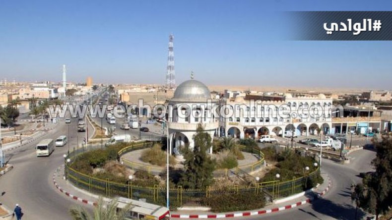 عمال الأسلاك المشتركة بالجنوب في تجمع احتجاجي بالوادي