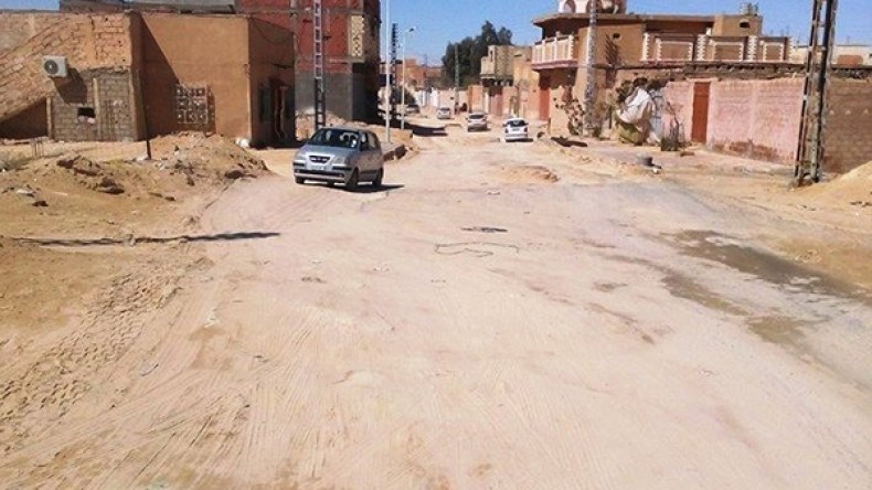 مسؤولون غير معنيين بالطرقات الكارثية في تقرت