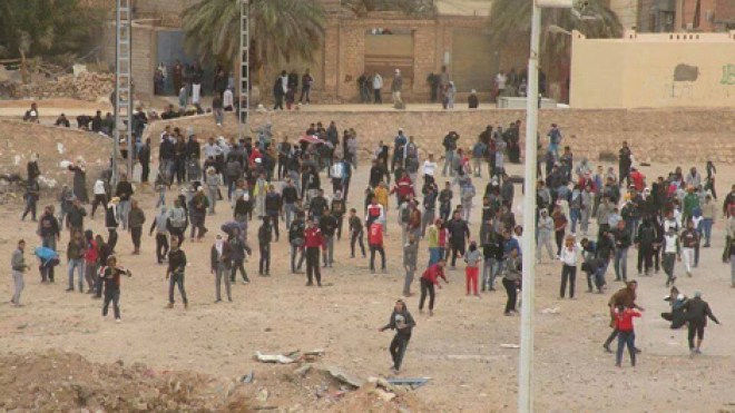 حرق صومعة مسجد وسقوط 30 جريحا في مواجهات دامية بغرداية