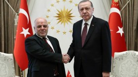 أردوغان يستقبل العبادي