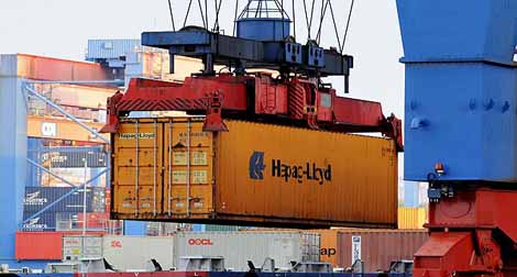 German exports rise for the third month in a row