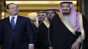 ولي العهد السعودي يصل إلى فرنسا لبحث ملف الإرهاب مع هولاند